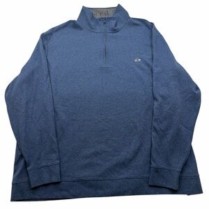 Vineyard Vines Performance 1/4 Zip Pullover Blue 3XB Big & Tall